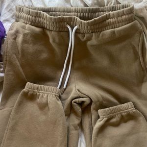 Tan sweats
